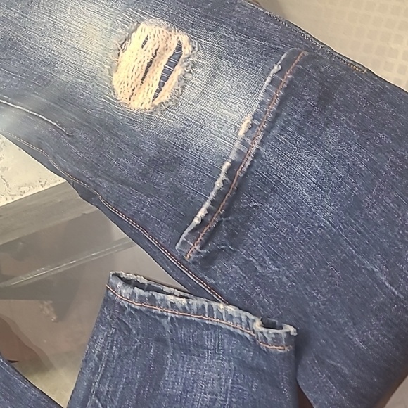 Guess DYLAN TAPERED LEG HELMET WASH DISTRESSED JEANS 34 EURO STYLE - Picture 9 of 15